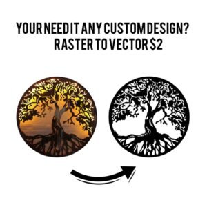 Turn Your Raster Images Into VECTOR AI EPS DXF PNG format